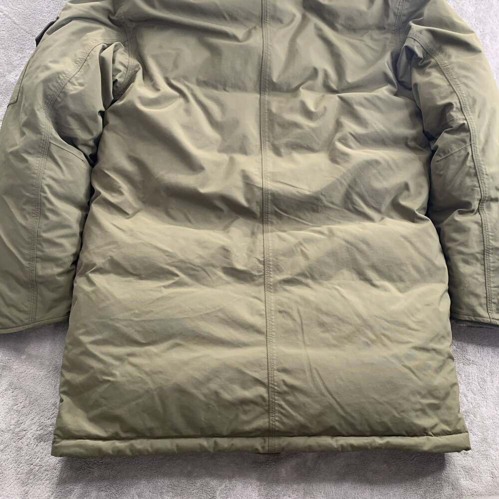 Carhartt Kalkaska Down Snorkel Parka Mens Medium Quilt Lined Army Green Gorpcore - Picture 12 of 13